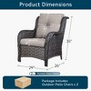 Gymojoy Outdoor Patio Chair with Table High Back Club Chair - 2 of 4