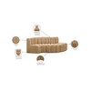 Meridian Furniture,Arc Velvet Modular Sofa - 3 of 4