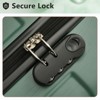 Kumasinova Hardshell Luggage Set of 3,20"Carry-On Spinner Suitcase with Lock,Airline-Approved ABS Luggage Travel Set with 2 Bags - 3 of 4
