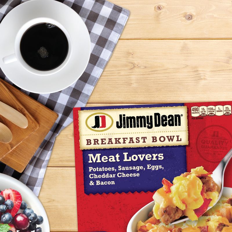 Jimmy Dean Frozen Meat Lovers Breakfast Bowl - 7oz, 4 of 17
