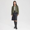 Women's Suede Bubble Jacket - Universal Thread™ - 3 of 4