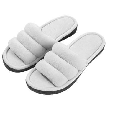 Roxoni Women's Coral Fleece Slippers with Cotton-Filled Comfort