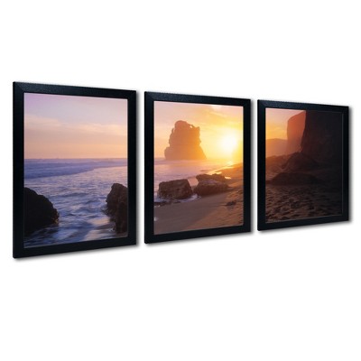 Trademark Fine Art -David Evans 'Apostles from the Beach' Multi Frame Art Set