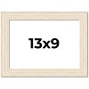 PosterPalooza | 13x9 Wide Barnwood Picture Frame, UV Acrylic, 6 Finishes - Grey, Brown, White, and Black - 2 of 4