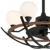 30" Minka Aire Marilyn Coal LED Fandelier Fan with Remote Control - 3 of 4