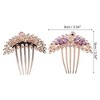 Unique Bargains Women's Peacock Style Hair Insert Comb 1 Pc - 2 of 3