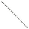 Chisel Stainless Steel Polished Black IP-plated 8" Plus a .5" Extension Link Bracelet - 3 of 4