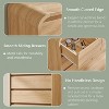 SinCiDo Modern 7 Drawers Dresser 47" Wide Chests of Drawers w/ Curved Profile Design Natural Texture for Bedroom,Living Room - 3 of 4
