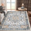 Area Rug, Machine Washable Rug for Living Room, Vintage Florals Accent Carpet, Low Pile Front Door Mat, Kitchen Rugs Non Slip Washable - 4 of 4