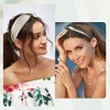 Unique Bargains Women's Color Block Satin Wide Headband 1.97" Width 1 Pc - 2 of 4