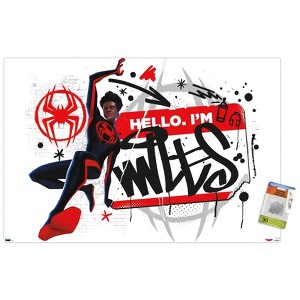 Trends International Marvel Spider-Man: Across the Spider-Verse - Hello I'm Miles Unframed Wall Poster Prints - 1 of 4