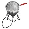 Nexgrill 10 qt Aluminum Fish and Wings Fryer Kit Model #840-0008 Black: Propane-Powered, 1-Burner, Outdoor Cooker - 2 of 4