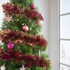 10' Christmas Tinsel Garland Mega Wide Cut Pink and Narrow Gold - Wondershop™ - 2 of 3