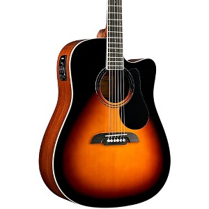 Alvarez RD260CESB Regent Dreadnought Cutaway Acoustic-Electric Guitar Sunburst - 1 of 4