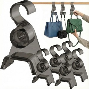 OnDisplay LuxeArch: Premium Wide Arch Acrylic Handbag/Purse/Backpack Hanger - 1 of 4