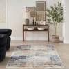 Nourison Motion Modern Indoor Area Rug Blue Multicolor 5'3" x 7' - 4 of 4