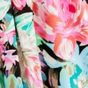 pink green flowers