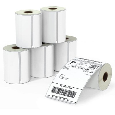 BETCKEY  Compatible  1744907 Strong Permanent Adhesive & Perforated, Compatible with  Labelwriter 4XL Rollo & Zebra Desktop Printers