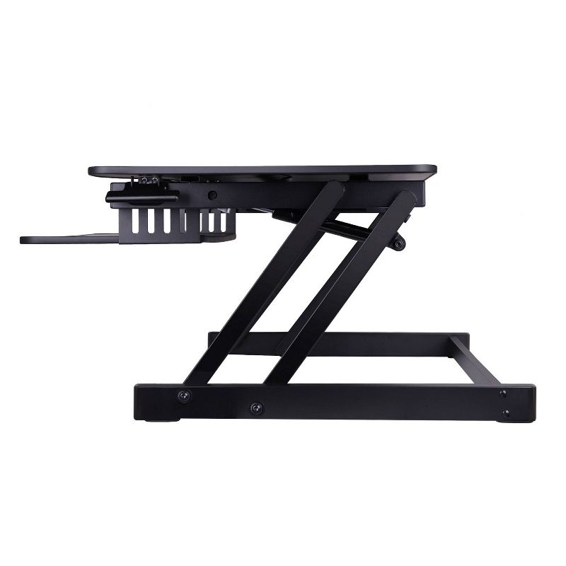 Deluxe Height Adjustable Sit to Stand Desk Computer Riser - Rocelco, 4 of 8