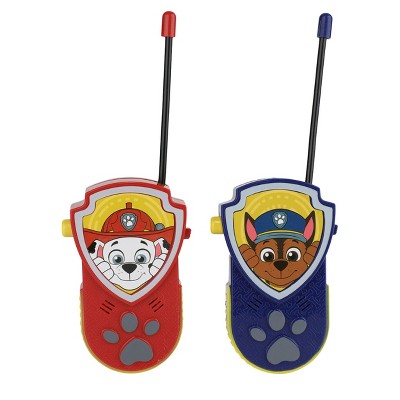Paw Patrol 2 Piece Walkie Talkie Set in Red and Blue