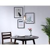 Elegant Lighting Collier 1 light Chrome and Clear glass pendant - 2 of 4