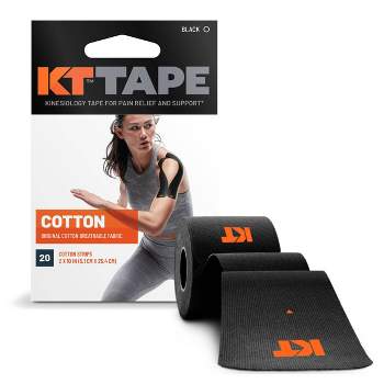 KT Tape Elastic Sports Tape - 5.56yds - Black