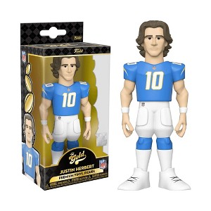 Funko LA Chargers NFL Funko Gold 5 Inch Vinyl Figure | Justin Herbert - 1 of 3