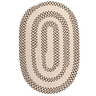 Colonial Mills Elmwood - Bark 2 Ft x4 Ft Oval Rug Indoor 90% Polypropylene/10% Wool