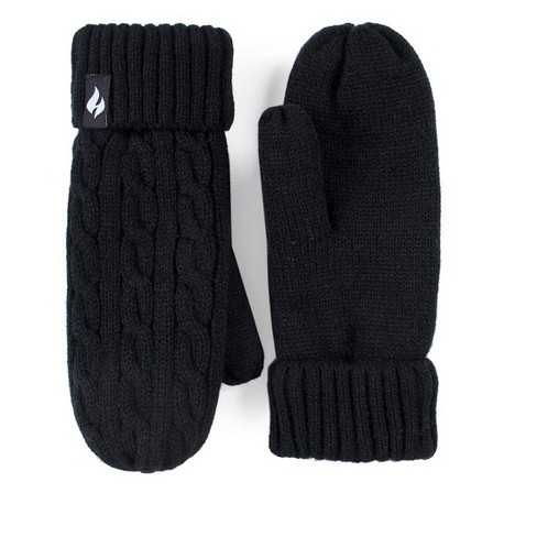 Mens Fingerless Gloves - Black – Heat Holders