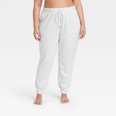 Women's Beautifully Soft Fleece Lounge Jogger Pants - Stars Above™ Charcoal  2x : Target
