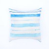 SEVOBAL Bed Pillows Stripe Throw Pillow, Decorative for Sofa, Bed, Durable Accent Cushion for Living Room, Bedroom, Multicolored, 18"*18"*2" - 2 of 4
