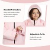 Catalonia Kids Waterproof & Windproof Swim Parka Jacket, Fleece-Lined Warm Hooded Coat for Boys & Girls, Lightweight Swim Robe - 4 of 4