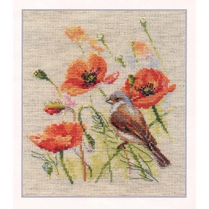 Alisa Little Bird 1 1-25 Counted Cross-Stitch Kit : Target