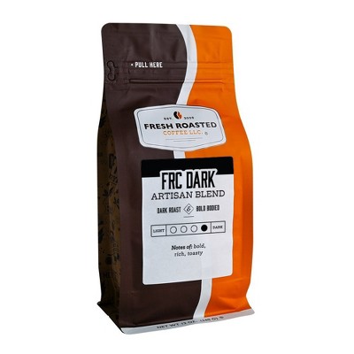 Fresh Roasted Coffee, FRC Signature Dark Roast, Whole Bean Dark Roast - 12oz
