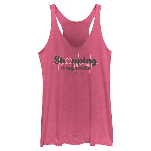 Women's Sex and the City Shopping is My Cardio Racerback Tank Top - 1 of 4