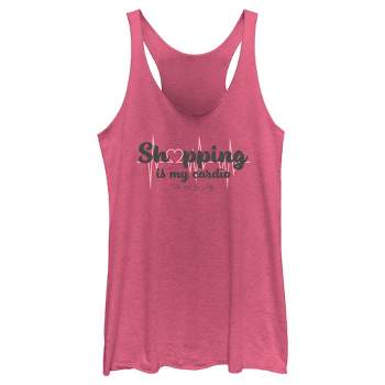 Women's Sex and the City Shopping is My Cardio Racerback Tank Top