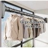 LunaLuLink One-click retractable shower rod: universal for all materials, arc design + thickened pad to prevent scratches. - 3 of 4
