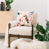 16"x16" Ninola Design Abstract Watercolor Mineral Square Throw Pillow Pink - Deny Designs - 2 of 4