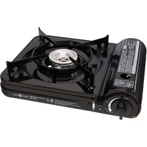 GasOne 10,000 BTU Portable Butane Gas Stove with Carrying Case CSA Listed, Black - 1 of 2