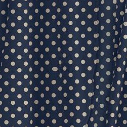 navy khaki polka dot