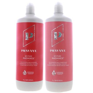 Pravana Repair Radiance Color Protecting Shampoo, 33 oz & Pravana Repair Radiance Color Protecting Conditioner, 33 oz DUO - 1 of 4