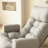 GlasFlength Accent chairs, Stylish and Comfortable Seating for Every Home, Contemporary, Classic Designs, Gray,43.3”*31.1”*34.65" - 3 of 4