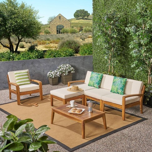 garden wooden sofa set