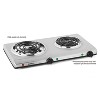 Salton Portable Double Cooktop  - Stainless Steel - 3 of 4