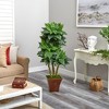 Nearly Natural 57-in Bird Nest Artificial Tree in Brown Planter(Indoor/Outdoor) - 4 of 4