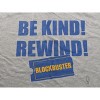 Blockbuster Be Kind Rewind Women’s Heather Gray Graphic Night Shirt - 2 of 2