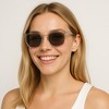Anna-Kaci Women's Retro Square Sunglasses with Bold Fashion Look and Everyday Chic Style - 3 of 4