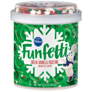 Pillsbury Funfetti Holiday Vanilla Frosting - 15.6oz - 1 of 4