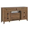 TOBILI 55 inch TV Media Stand with Fireplace KD Inserts Heater,Reclaimed Barnwood Color - 3 of 4