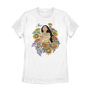 Women's Pocahontas Sunflower Frame T-Shirt - 1 of 4